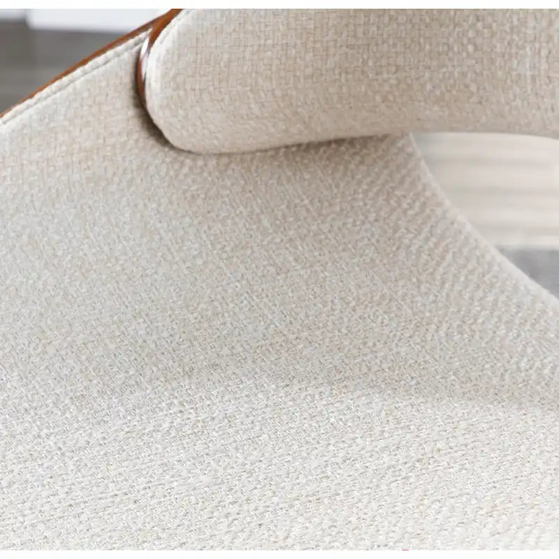Mid-Century Modern Upholstered Dining Chair with Wood Frame, Set of 1