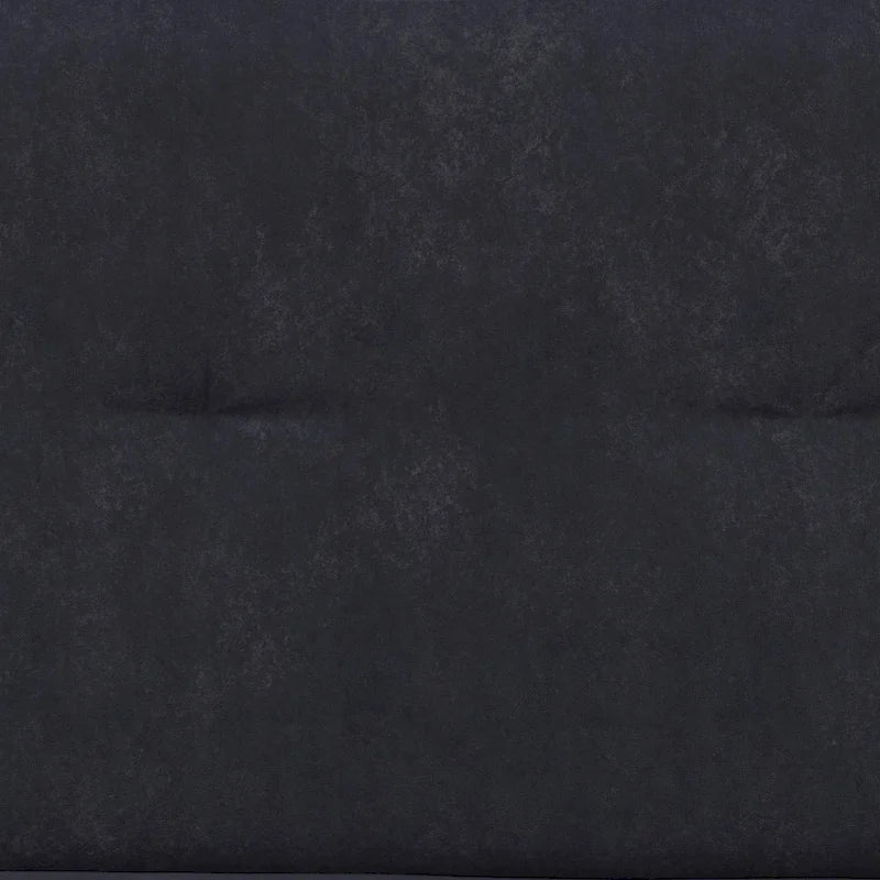 Tufted Microfiber Storage Futon Sofa with Pull-Out Compartments