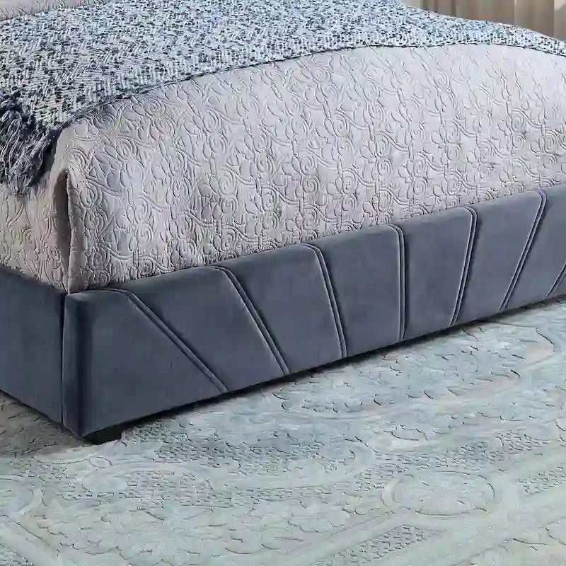 Upholstered 4-drawer Storage Bed