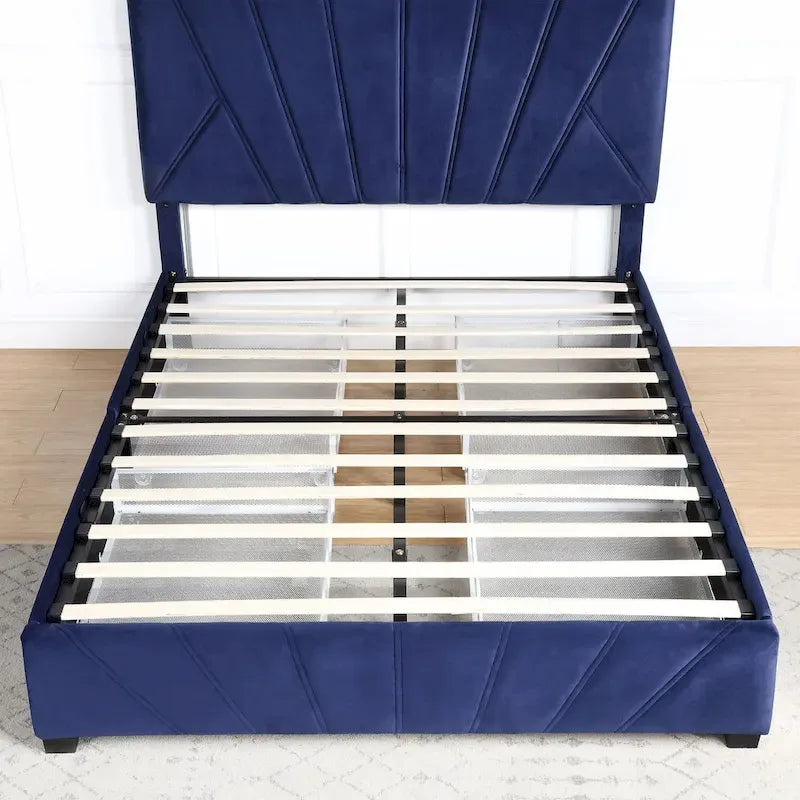 Upholstered 4-drawer Storage Bed