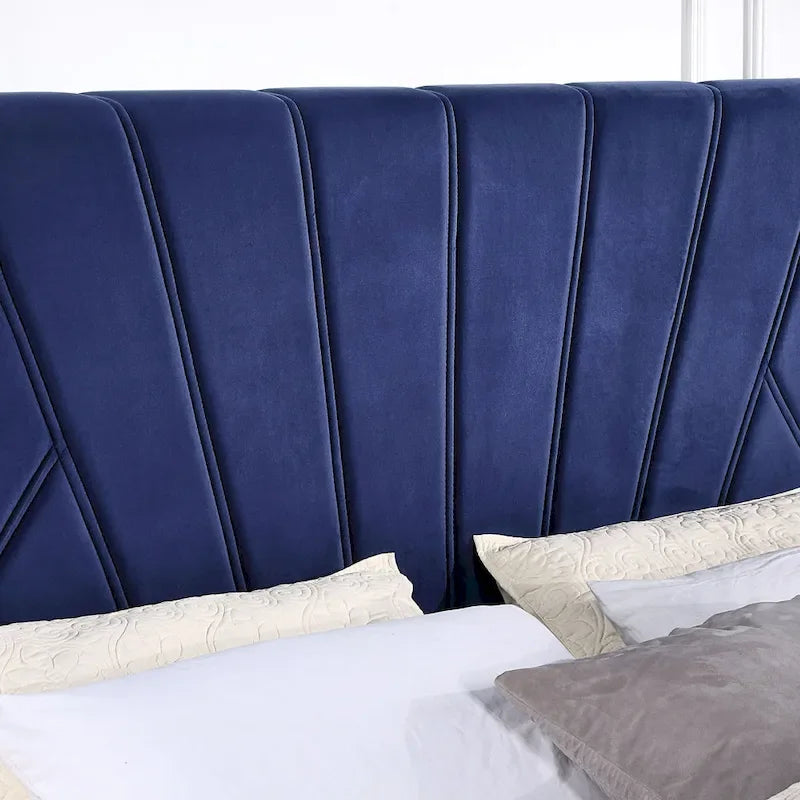 Upholstered 4-drawer Storage Bed
