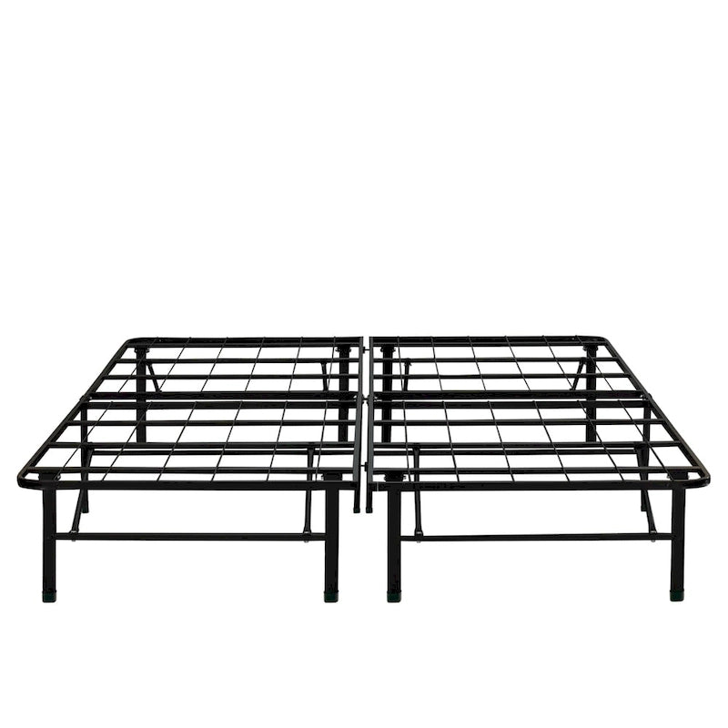 14-Inch Steel Platform Bed Frame with Center Support, No Box Spring Needed