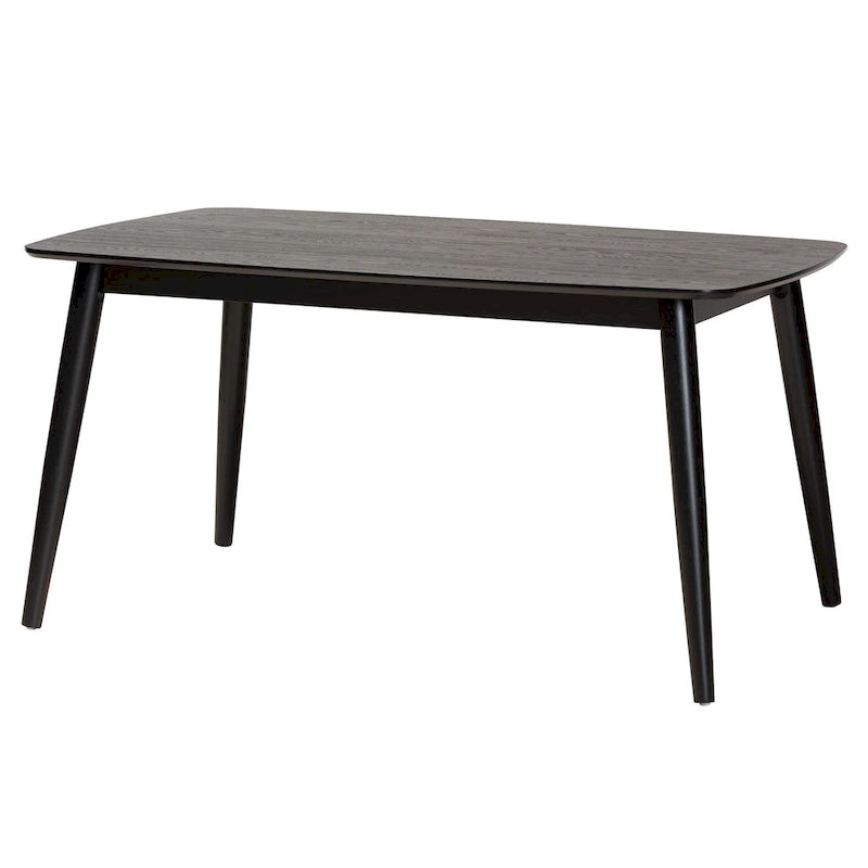 Mid-Century Modern Wood Dining Table, Seats 6, Rectangle