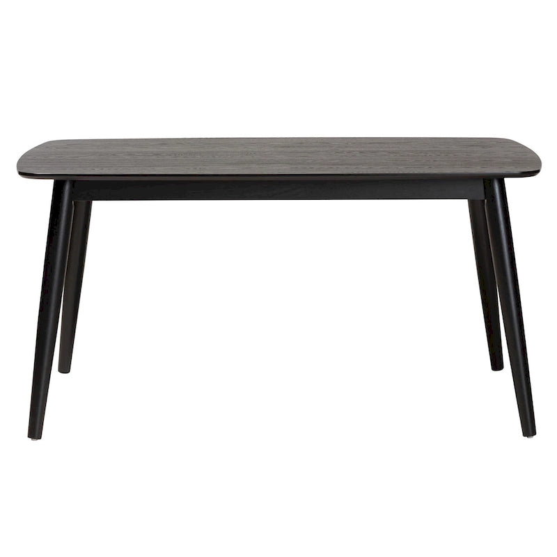 Mid-Century Modern Wood Dining Table, Seats 6, Rectangle