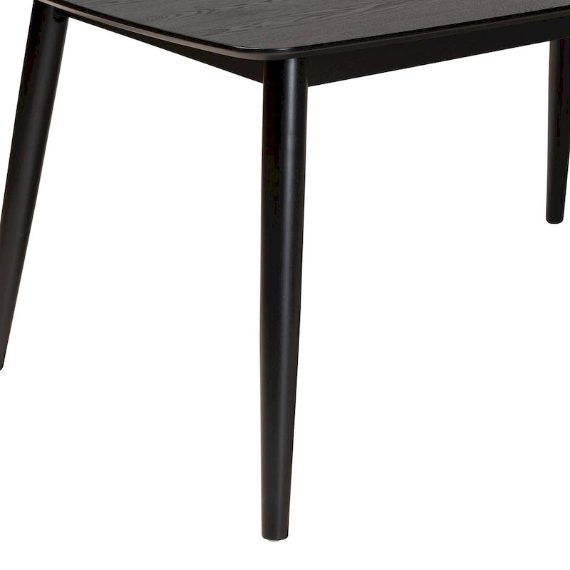 Mid-Century Modern Wood Dining Table, Seats 6, Rectangle