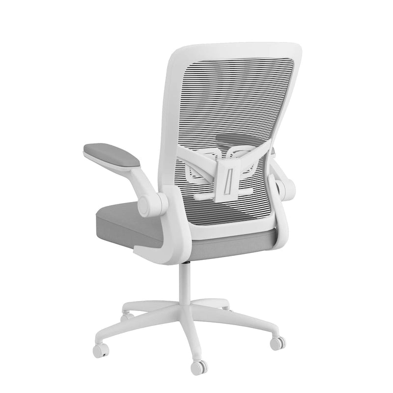 Mesh Back Office Task Chair with Flip Arms and Height Adjustment