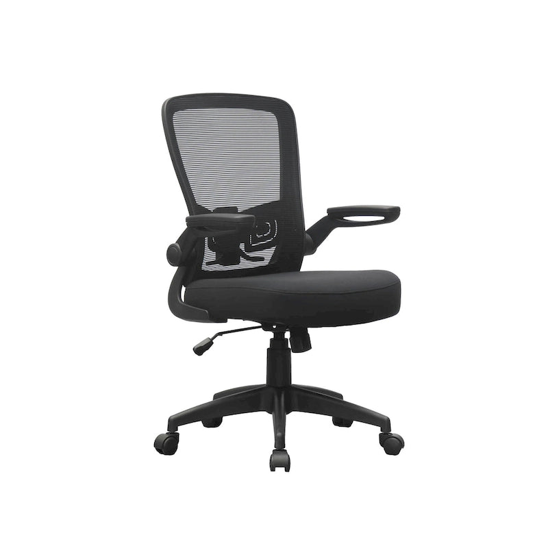 Mesh Back Office Task Chair with Flip Arms and Height Adjustment