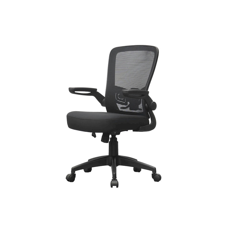 Mesh Back Office Task Chair with Flip Arms and Height Adjustment