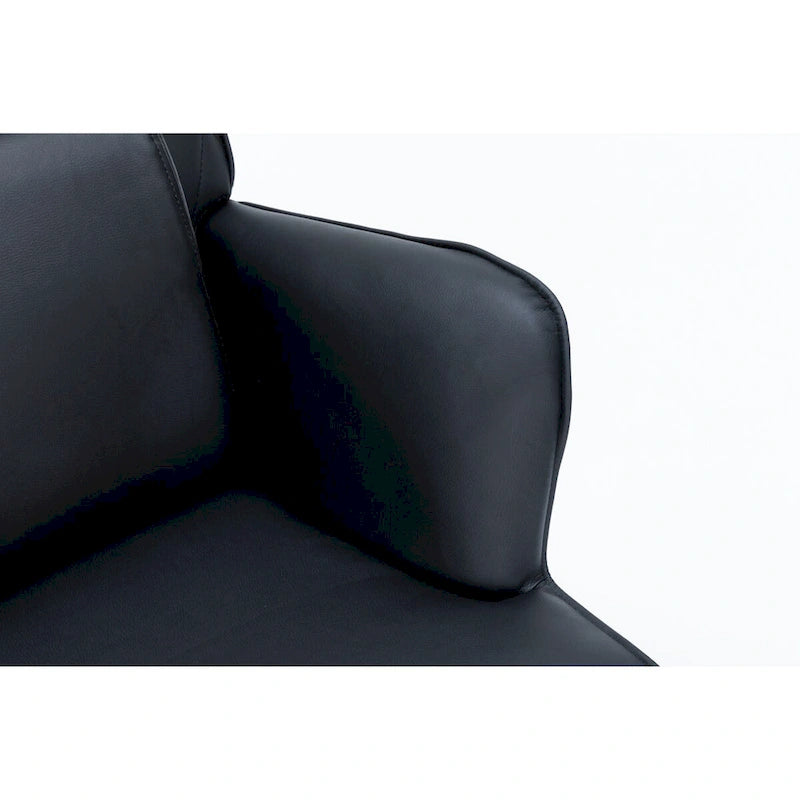 Rocking Chair with Lumbar Pillow and Footrest for Nursery and Living Room